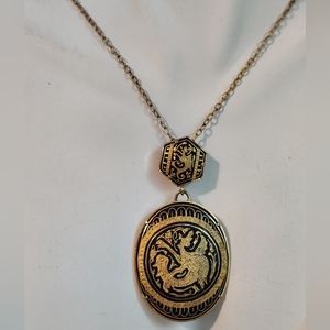 Vintage Damascene Toledo Statement Necklace